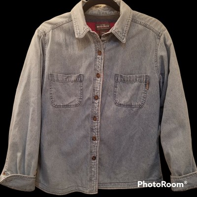 Woolrich Jean Denim Blanket Fleece 