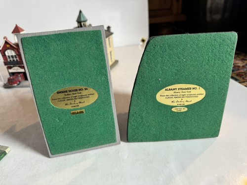 Danbury Mint Classic American Firehouse Fire Station Collection Of 8 - Picture 7 of 20