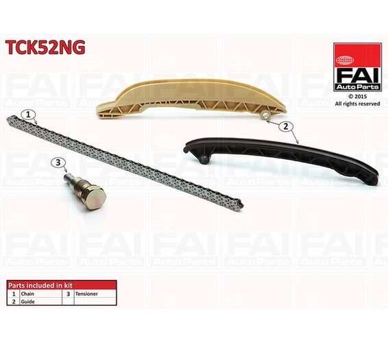 Steuerkettensatz Fai Autoparts TCK52NG FüR Ford Ka Fiesta V-image