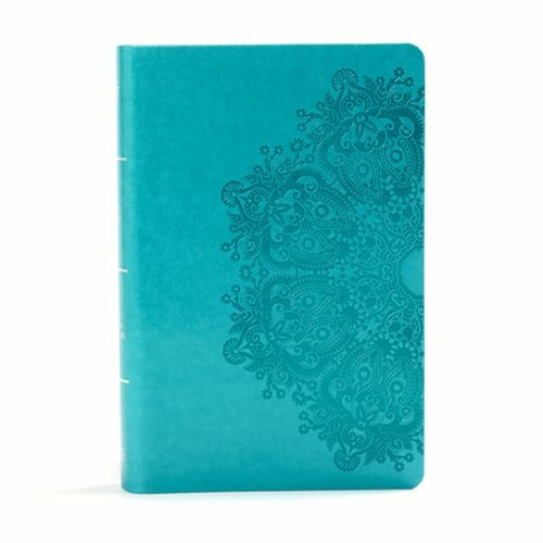 KJV Large Print Personal Size Reference Bible, Teal Leathertouch: New - Picture 1 of 1
