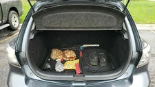 Rear Trunk Floor Style Mesh Organizer Cargo Net for MAZDA 3 (5 door) 2014-2025