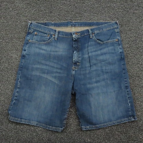 Wrangler Shorts Adult Size 40 Blue Relaxed Fit 9.5in Inseam Workwear Mens