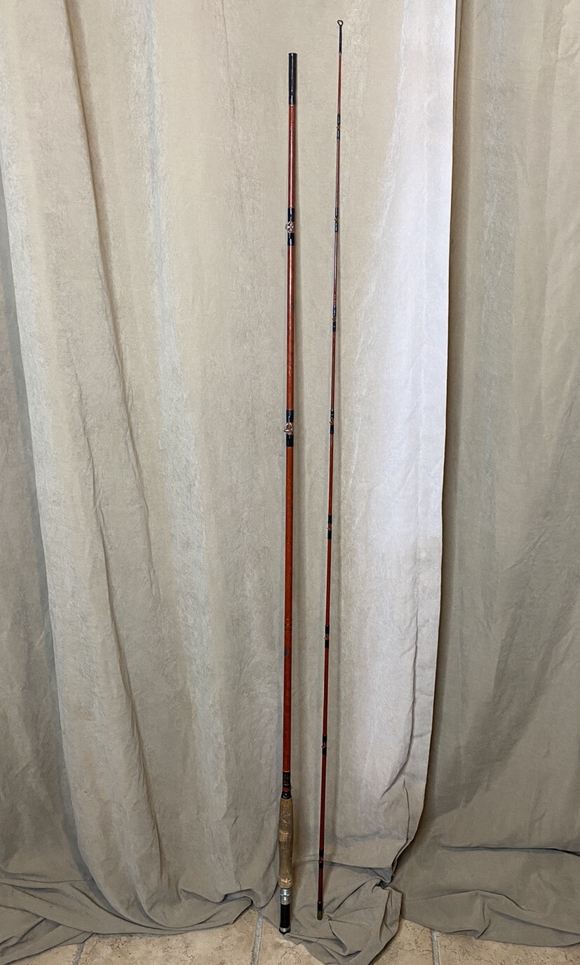 Vintage Heddon Pal Black Beauty 75 9’ Two Piece Fiberglass Fly Rod eBay