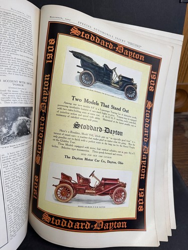Nov 1907 COUNTRY LIFE IN AMERICA Magazine Automobile Issue, California Driving - Picture 10 of 13
