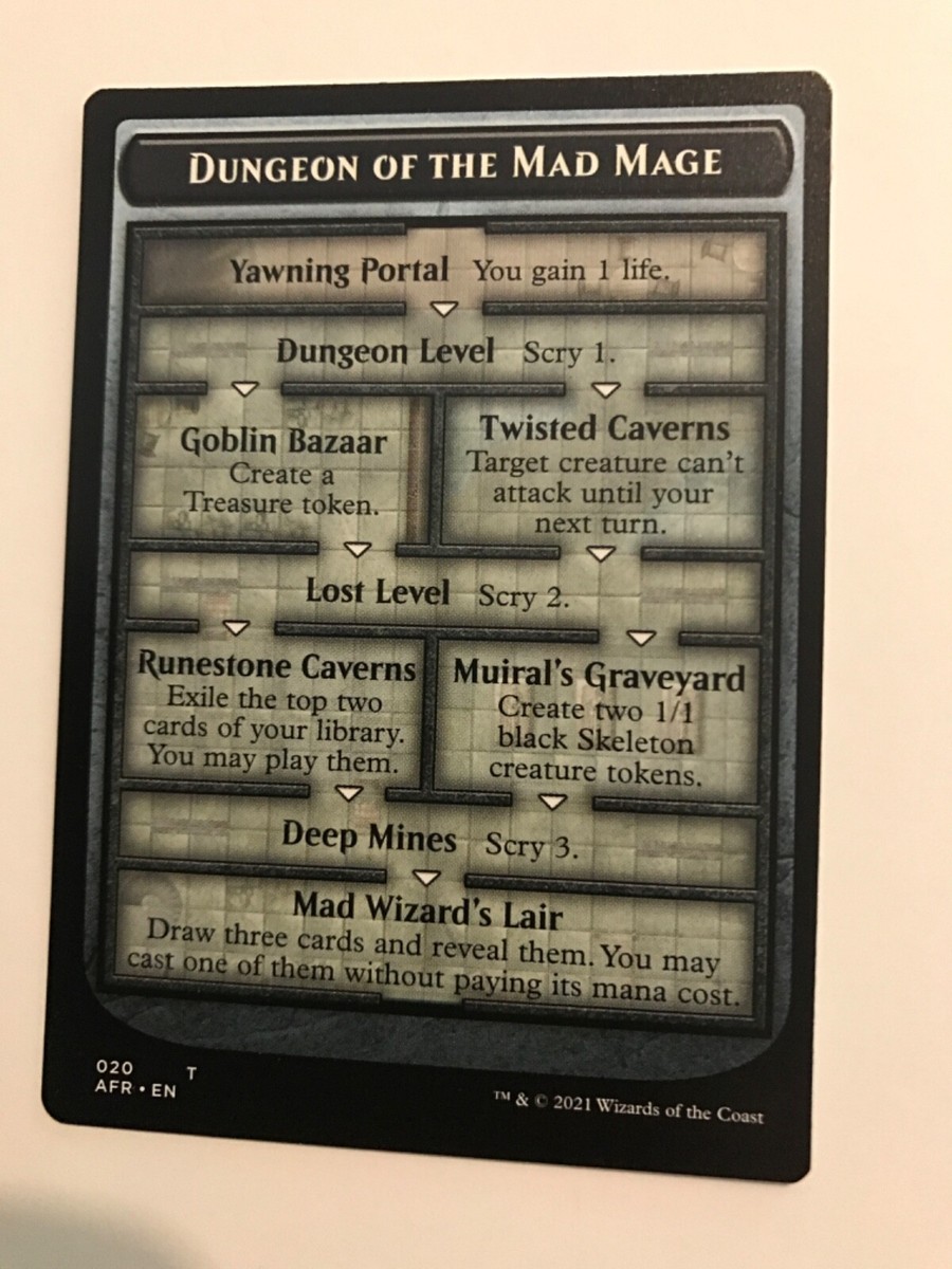 DUNGEON OF MAD MAGE : Adventures in the Forgotten Realms AFR Magic