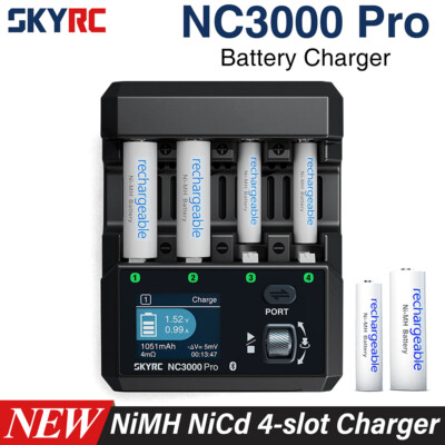 SkyRC NC3000 Pro NiMH NiCd Akku-Ladegerät APP Steuerung Smart Battery Charger