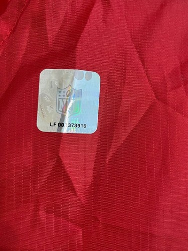 NFL Super Bowl XLIII 2009 Tampa Bay Windbreaker Jacket Red L Volunteer Gerdau - Picture 10 of 15