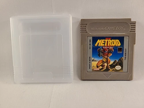 Metroid 2 II Return of Samus (Nintendo Gameboy, 1991) -Tested- +Dust Cover