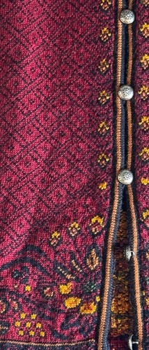 DALE OF NORWAY WOOL SWEATER DALE CASUAL SIZE XL SILVER BUTTONS EXCELLENT COND - Picture 6 of 9