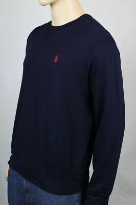 POLO Ralph Lauren Felpa Blu Navy Red Pony Nuovo con etichette | eBay