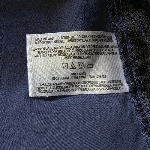 Eddie Bauer Hombres 34x32 Azul Aventura Trek Senderismo Pantalones Aire Libre Nylon Spandex - Imagen 4 de 5
