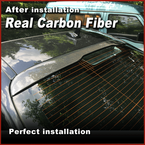Spoiler posteriore in carbonio labbro per Mercedes Benz W222 S400 S65 2014-20 - Foto 4 di 14