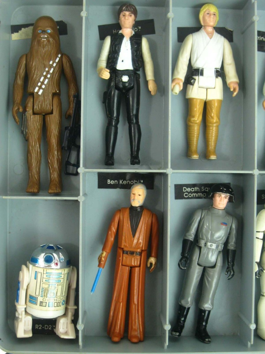 Vintage 1970s Kenner Star Wars Mini-Action Figure Collectors