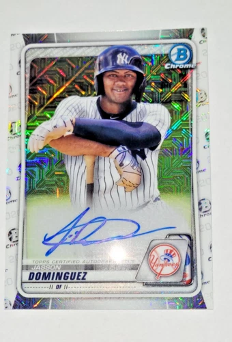 2020 Bowman Chrome Mega Box Jasson Dominguez RC AUTO