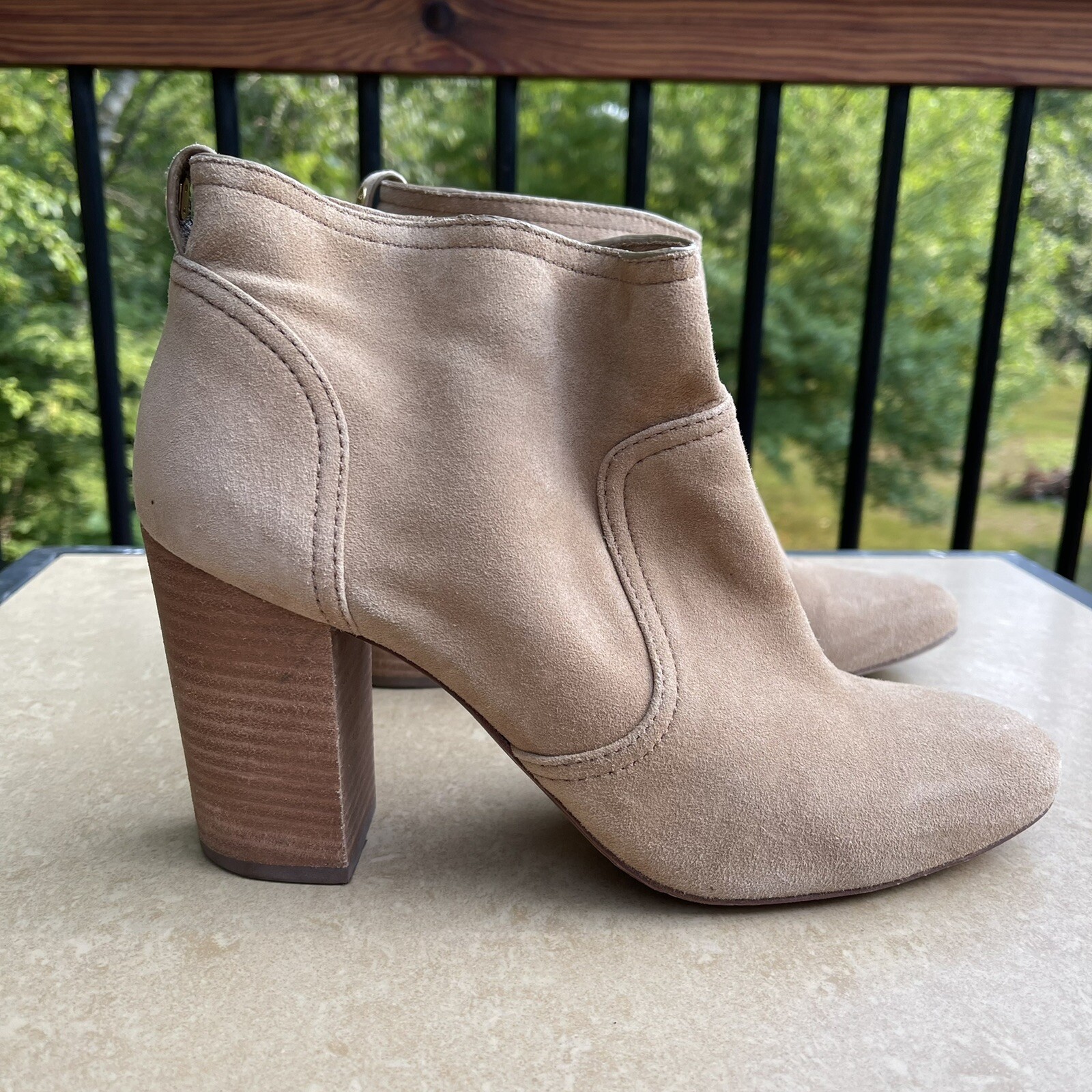 Tory Burch Buckskin Brown Suede Ankle 