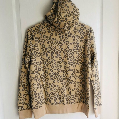 Nueva sudadera con capucha pulóver con estampado de leopardo Belle Du Jour para mujer talla pequeña - Imagen 7 de 7