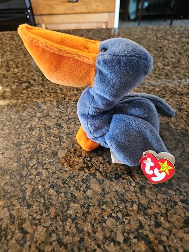 Ty "Scoop the Pelican" Beanie Babies 1996 w/tag  - Picture 1 of 11
