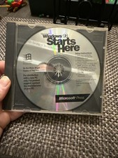 Microsoft Windows 98 Starts Here CD Not Tested 