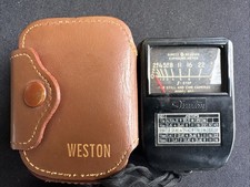 Vintage Weston Master IV Direct Reading Exposure Meter With Leather Case 853