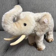 Steiff African Elephant Ltd Ed 1433/1500 Vtg 1998  Button Ear COA HangTag 665301