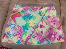 vintage reversible Lilly pulitzer wrap skirt