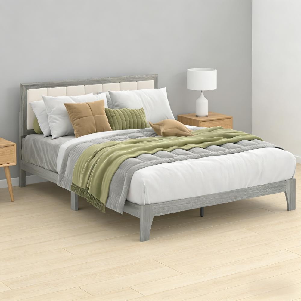 ,platform Bed Frame With Wooden Slats