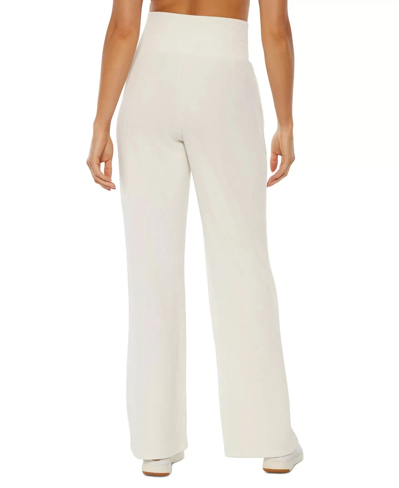 Pantalones para mujer Three Dots talla L Bexley altos medianos gris jaspeado Foto 3 de 4