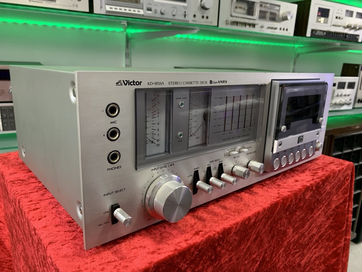 JVC VICTOR Kd 85 Sa Stereo Cassette Tape Deck Vintage 1978 Work