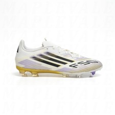 Adidas F50 League FG/MG Men's Soccer Shoes White Purple Gold Football JI0005 NEW