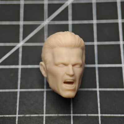 Blank 1/18 1/12 1/10 Wesker A RE Unpainted Head Sculpt fit 3.75'' 6'' 7'' Figure