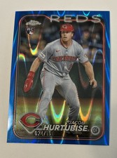 2024 Topps Chrome Update Series - Jacob Hurtubise #USC141 Blue RayWave Refractor