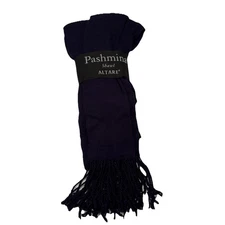 New Womens Soft Altare Pashmina Blue Shawl Scarf Or Wrap 60x180CM