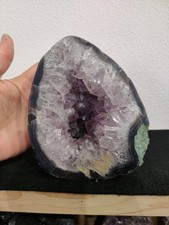 Amethyst Druse 15*13cm, 2,59kg, Freihandpoliert, Geode, Achatrand. 