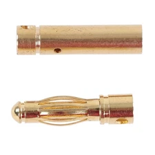 30 Sets RC Battery Male Female Connector Brass Gold Plated Male Female Banana