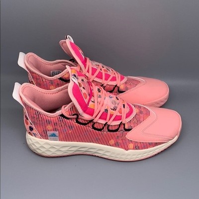 Adidas Pro Boost Low Day of the Dead Pink Basketball Shoes FZ3163 Men's Sz 12