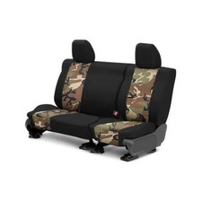 Caltrend Fd624-92ks Camouflage 2nd Row Retro Black Custom Seat Covers