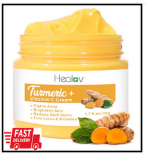 Turmeric Face Cream for Face  Body, All Natural Turmeric Skin Brightening,1.7oz