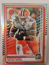 David Njoku-2025 Panini Donruss Optic Silver Prizm #76 Cleveland Browns
