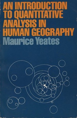 An Introduction to Quantitative Analysis in Human Geography (McGraw-Hill Ser...