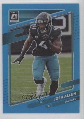2021 Panini Donruss Optic Aqua Prizm 189/299 Josh Hines-Allen Allen #118 0qc2