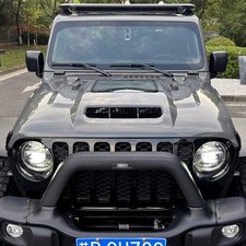 For 2018-26 Jeep Wrangler Jl Gladiator Jt Steel Vented Engine Hood Primed Black