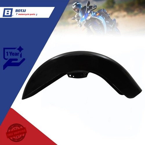 ABS Plastic Black Front Fender Fit For Touring Street Road Glide 14-23 NEW - Foto 1 di 14