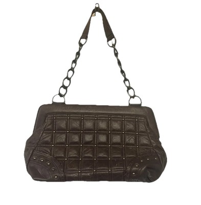 NWOT Nordstrom  Brown Genuine Leather Saddle Women's handbag Shoulder bag purse