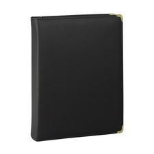 Classic Professional Binder, 3 Ring Binder with 1.5 Inch Brass Round Rings and Z