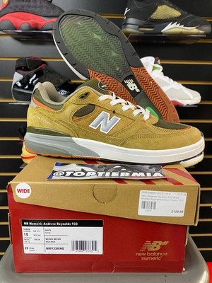 NEW BALANCE NUMERIC 933 ANDREW REYNOLDS WHEAT SZ 10