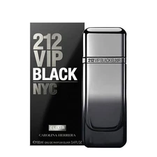 Carolina Herrera Men's 212 Vip Black Elixir EDP Spray 3.4 oz Fragrances