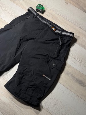 X-Bionic Trilith New Pants Summer Shorts Men XL Black Technical Hiking Outdoor 