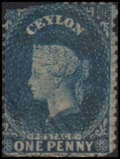 Ceylon #39 Used perf 13