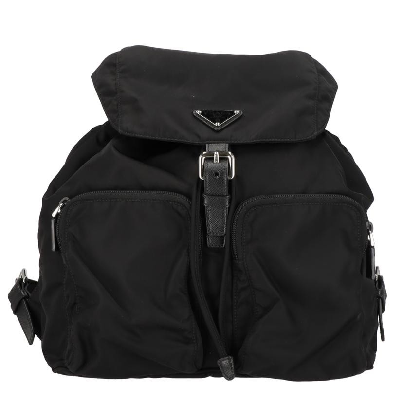 Prada Tessuto Triangle Logo Backpack - image 1