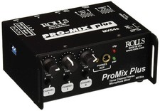 Rolls MX54s Pro Mix Plus 3 Channel Mic Mixer Black